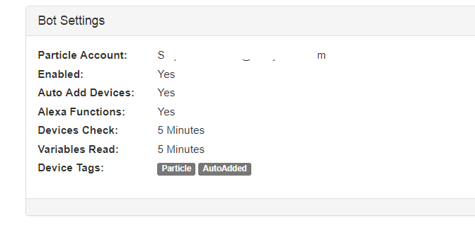 The option in ParticleBot settings